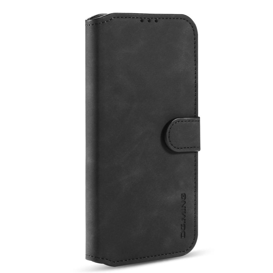 Samsung Galaxy A42 5G DG.MING Retro Læder Cover m. Pung - Sort