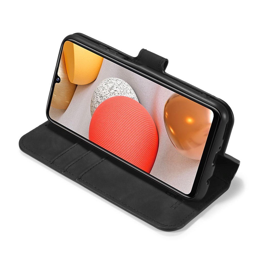 Samsung Galaxy A42 5G DG.MING Retro Læder Cover m. Pung - Sort