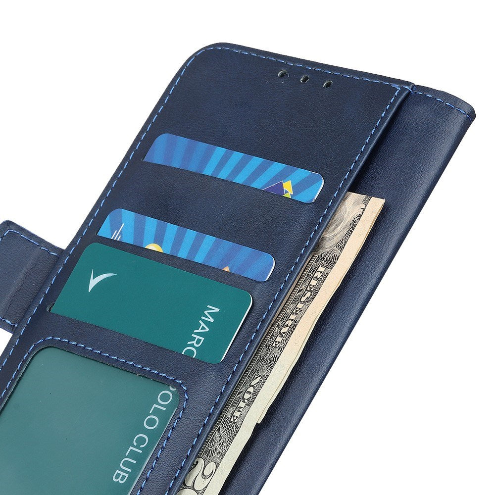 EIDERWOOD Samsung Galaxy S21 Ultra Kunstlæder Flip Cover m. Pung og Ståfunktion - Blå