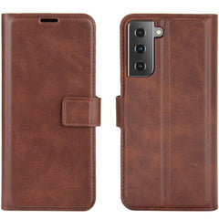 Samsung Galaxy S21 Læder Cover m. Pung - Brun