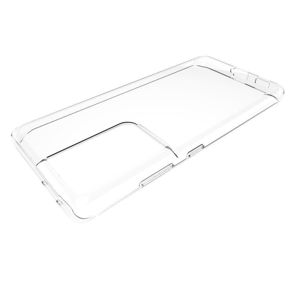 Samsung Galaxy S21 Ultra Fleksibelt Plastik Cover - Gennemsigtig
