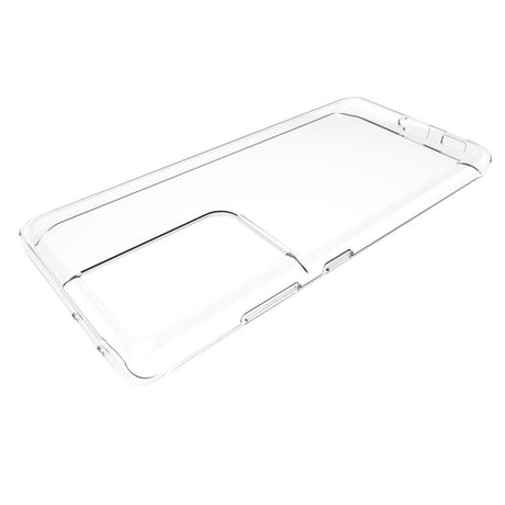 Samsung Galaxy S21 Ultra Fleksibelt Plastik Cover - Gennemsigtig