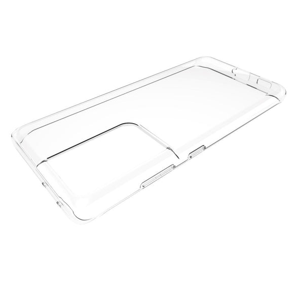 Samsung Galaxy S21 Ultra Fleksibelt Plastik Cover - Gennemsigtig