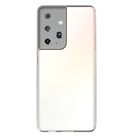 Samsung Galaxy S21 Ultra Fleksibelt Plastik Cover - Gennemsigtig