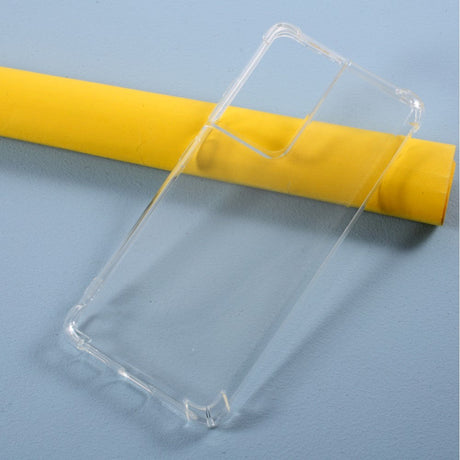Samsung Galaxy S21 Ultra Fleksibelt Drop-Proof Plastik Cover - Gennemsigtig