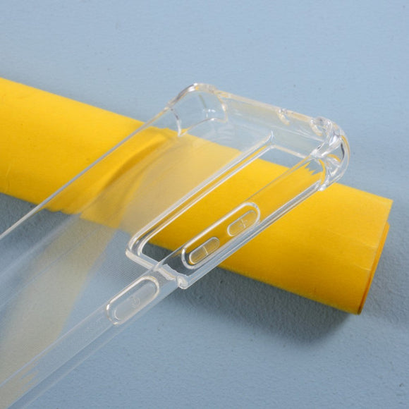 Samsung Galaxy S21 Ultra Fleksibelt Drop-Proof Plastik Cover - Gennemsigtig