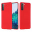 Samsung Galaxy S21 Liquid Silikone Cover - Rød