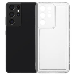 EIDERWOOD Samsung Galaxy S21 Ultra Stødabsorberende Plastik Cover - Gennemsigtig