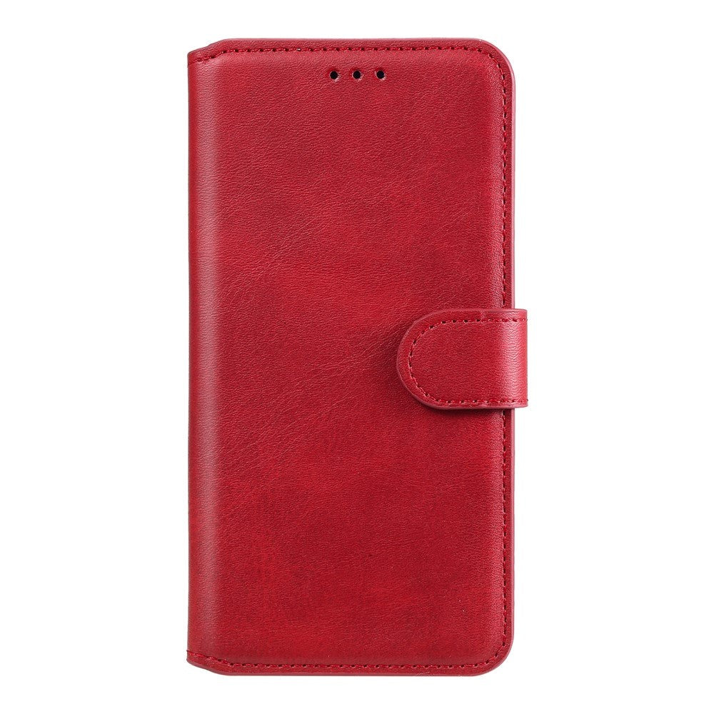 Samsung Galaxy A32 (5G) Blødt Læder Cover m. Pung - Rød