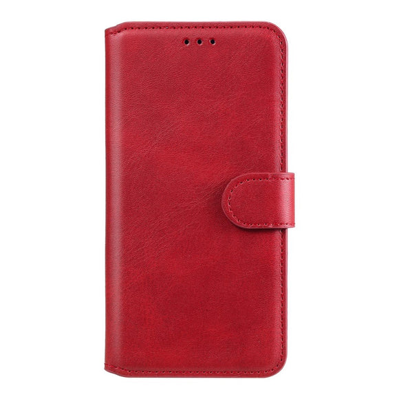 Samsung Galaxy A32 (5G) Blødt Læder Cover m. Pung - Rød