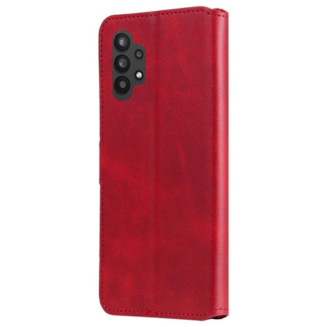 Samsung Galaxy A32 (5G) Blødt Læder Cover m. Pung - Rød