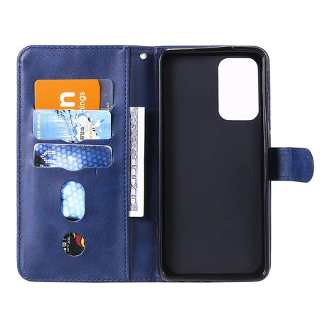 Samsung Galaxy A52s (5G) / A52 (4G / 5G) Læder Cover m. Lynlåslomme - Blå