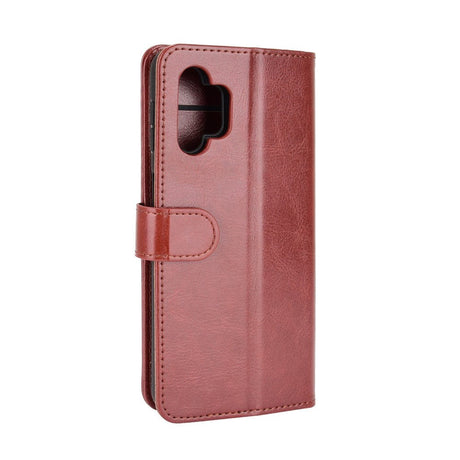 Samsung Galaxy A32 (5G) Neutralt Læder Cover m. Pung Brun