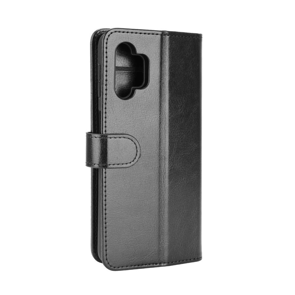 Samsung Galaxy A32 (5G) Neutralt Læder Cover m. Pung Sort