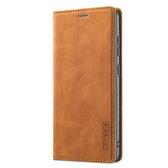 Samsung Galaxy A52s (5G) / A52 (4G / 5G) LC.IMEEKE Læder Cover m. Pung - Brun