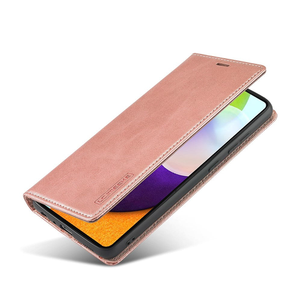 Samsung Galaxy A52s (5G) / A52 (4G / 5G) LC.IMEEKE Læder Cover m. Pung - Rose Gold