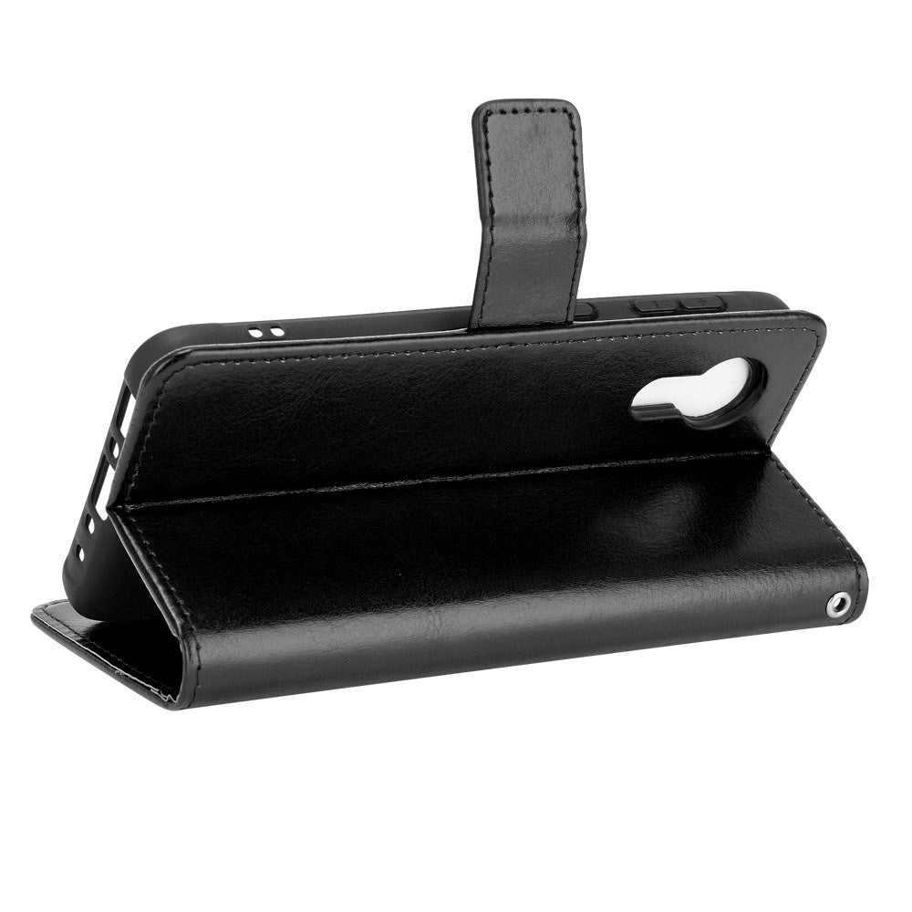 Samsung Galaxy Xcover 5 Neutralt Læder Cover m. Pung - Sort