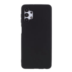 Samsung Galaxy A32 (5G) Fleksibelt Mat Plastik Cover - Sort