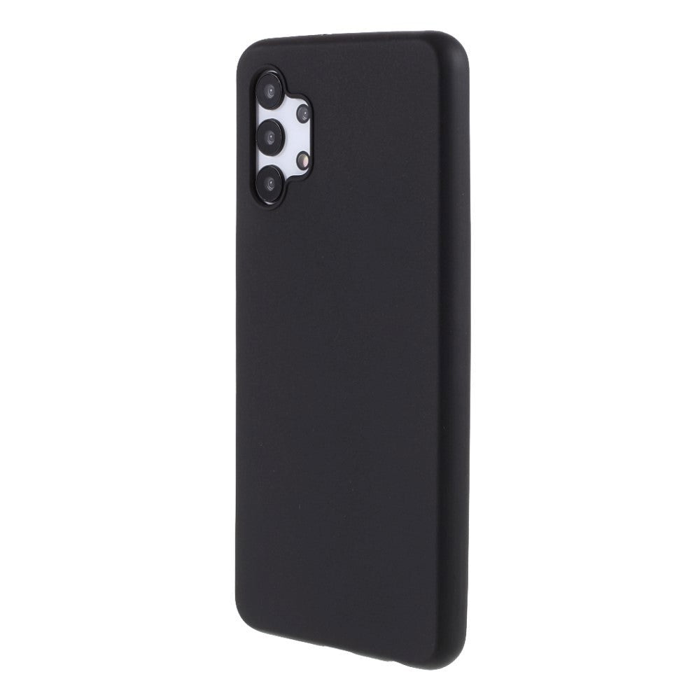 Samsung Galaxy A32 (5G) Fleksibelt Mat Plastik Cover - Sort