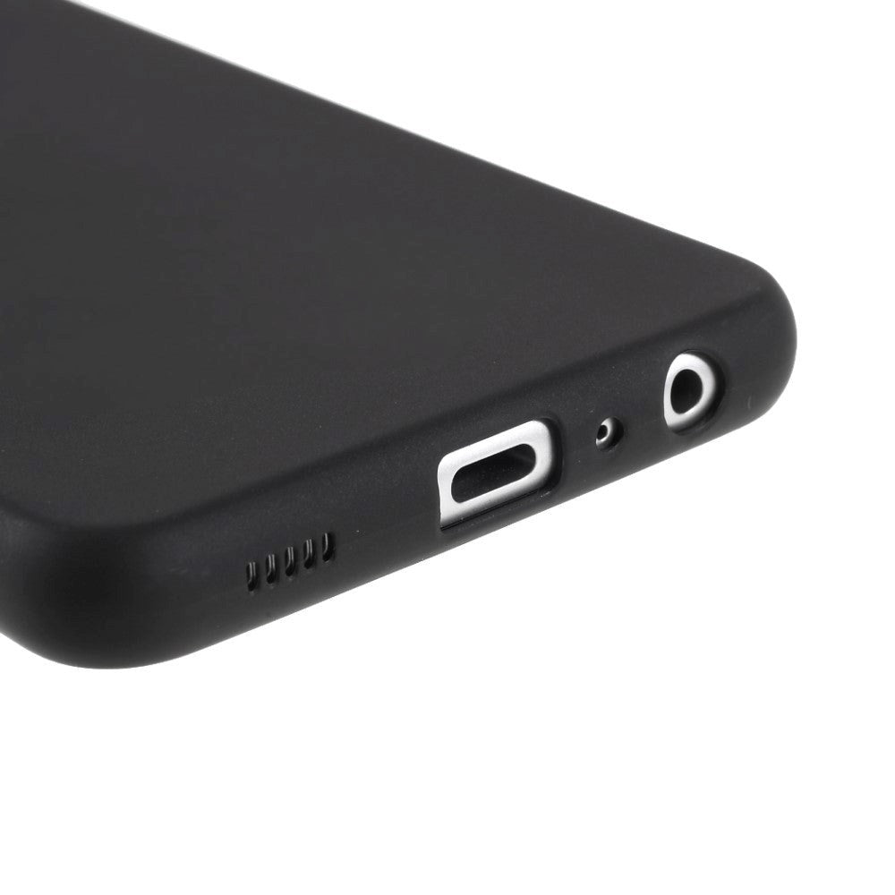 Samsung Galaxy A32 (5G) Fleksibelt Mat Plastik Cover - Sort