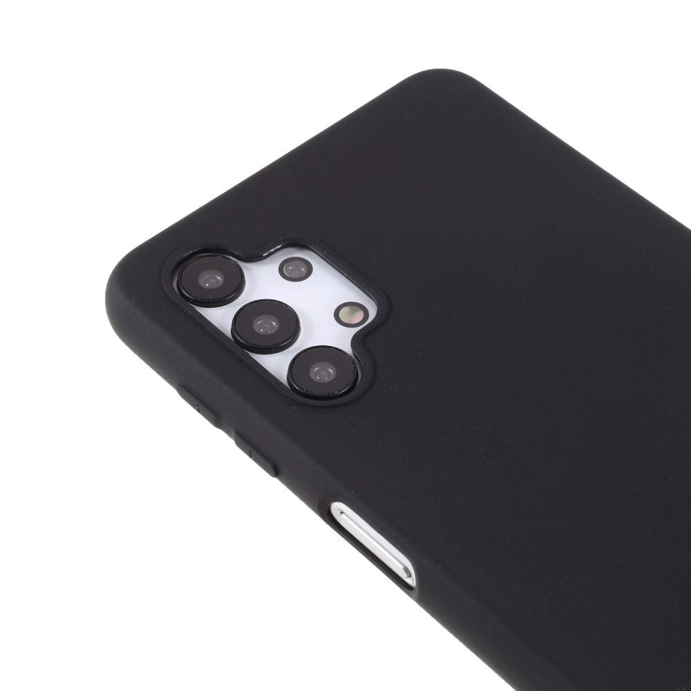 Samsung Galaxy A32 (5G) Fleksibelt Mat Plastik Cover - Sort