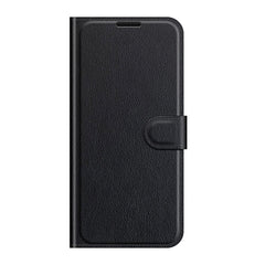 Samsung Galaxy A22 (4G) Litchi Læder Cover m. Pung - Sort