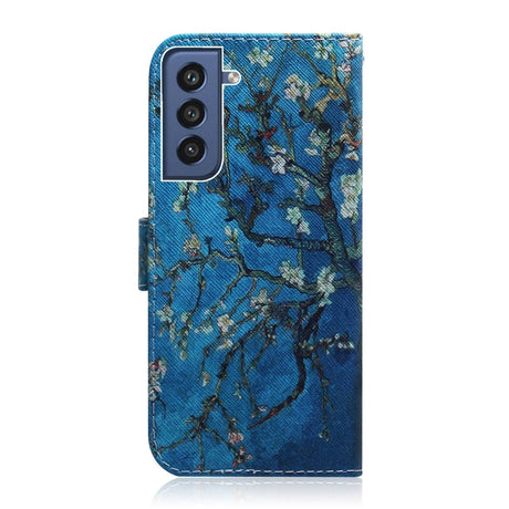 Samsung Galaxy S21 FE (5G) Læder Cover m Pung - Træet i Natten
