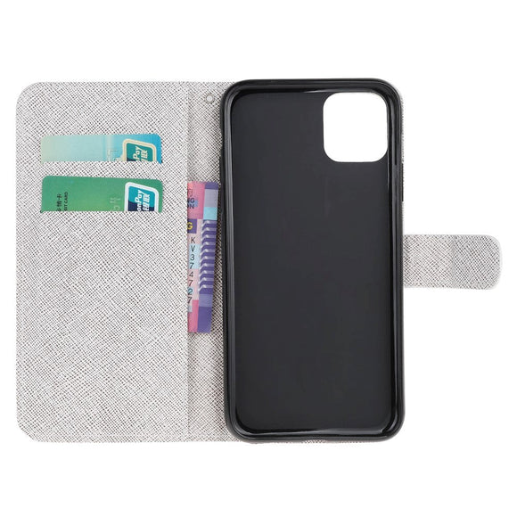 Samsung Galaxy A22 (5G) Læder Cover m. Pung - Fjer