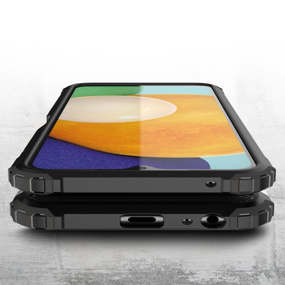 Samsung Galaxy A22 (5G) Armor Guard Håndværker Cover - Sølv
