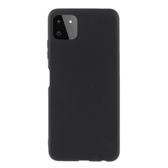 Samsung Galaxy A22 (5G) Fleksibel Plastik Cover - Sort
