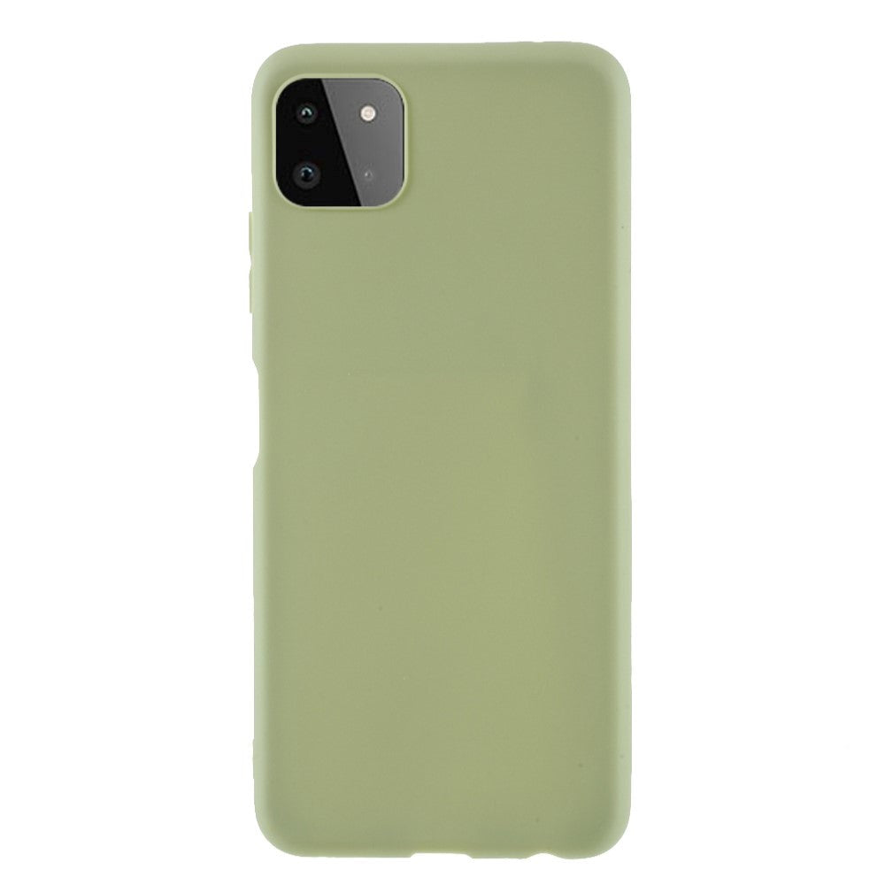 Samsung Galaxy A22 (5G) Fleksibel Plastik Cover - Grøn