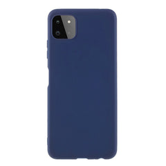 Samsung Galaxy A22 (5G) Fleksibel Plastik Cover - Navy Blå