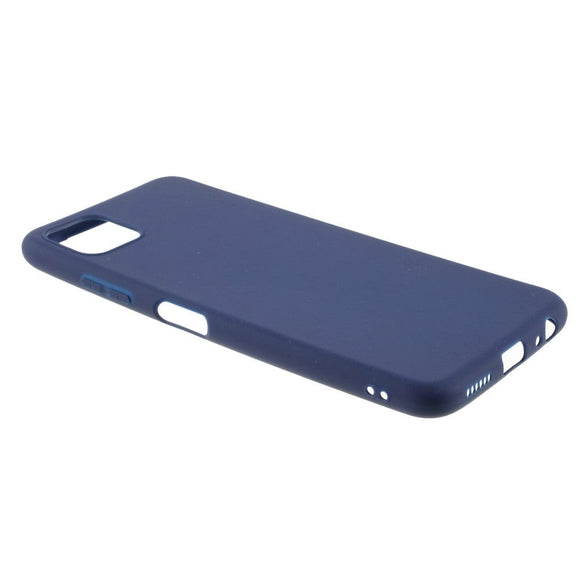 Samsung Galaxy A22 (5G) Fleksibel Plastik Cover - Navy Blå