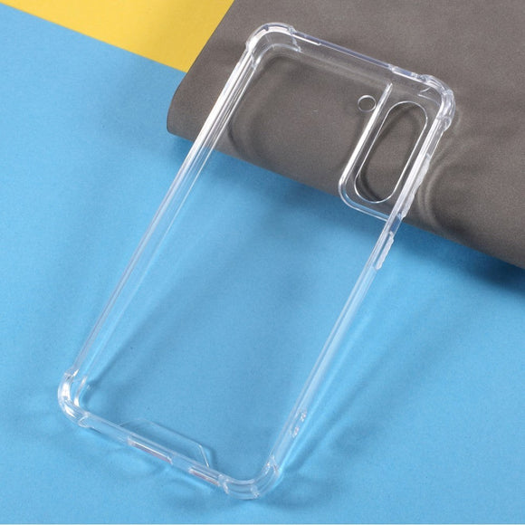 Samsung Galaxy S21 FE (5G) Shock-Proof Hybrid Plastik Cover - Gennemsigtig