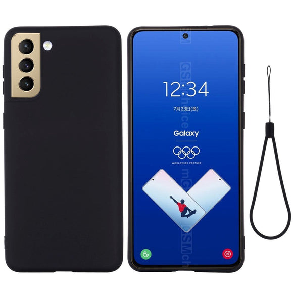 Samsung Galaxy S21 FE (5G) Liquid Silikone Cover - Sort