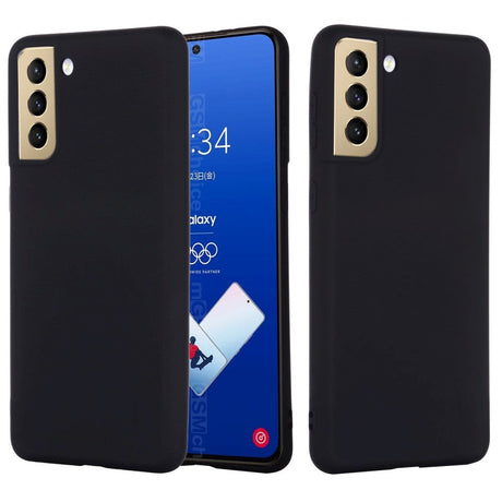 Samsung Galaxy S21 FE (5G) Liquid Silikone Cover - Sort