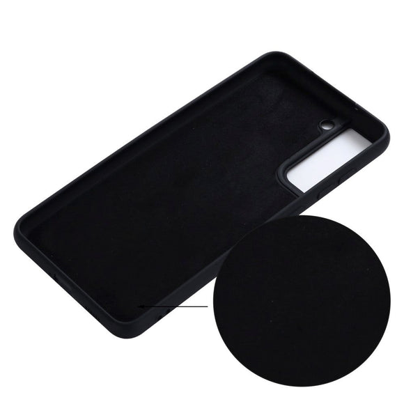 Samsung Galaxy S21 FE (5G) Liquid Silikone Cover - Sort