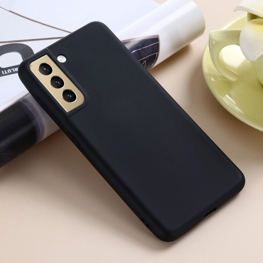 Samsung Galaxy S21 FE (5G) Liquid Silikone Cover - Sort