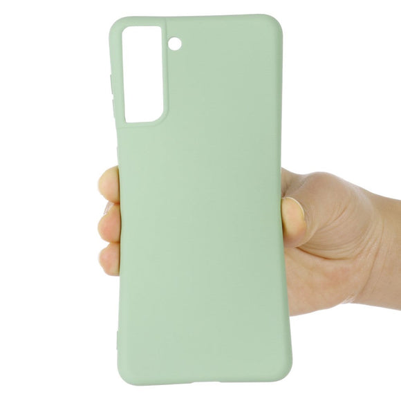 Samsung Galaxy S21 FE (5G) Liquid Silikone Cover - Grøn
