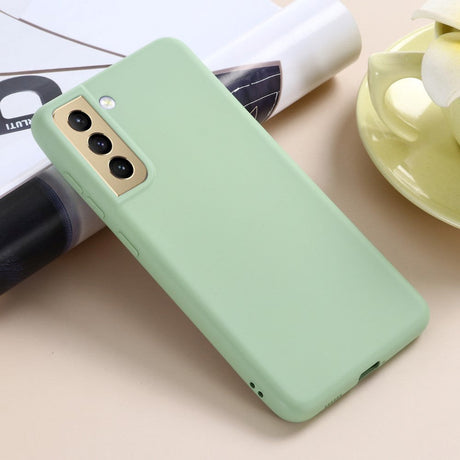 Samsung Galaxy S21 FE (5G) Liquid Silikone Cover - Grøn