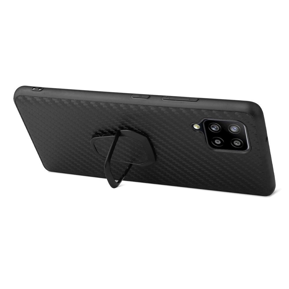 Samsung Galaxy A42 (5G) Plastik Cover m. Magnetisk Kickstand Fingerring - Slange