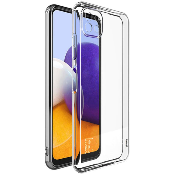 EIDERWOOD Samsung Galaxy A22 (5G) Fleksibelt Plastik Bagside Cover - Gennemsigtig