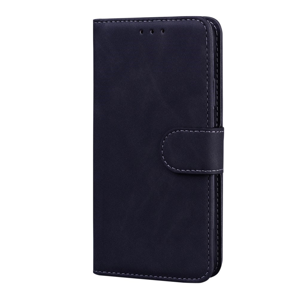 EIDERWOOD Samsung Galaxy A22 (5G) Kunstlæder Flip Cover m. Kortholder & Ståfunktion - Sort
