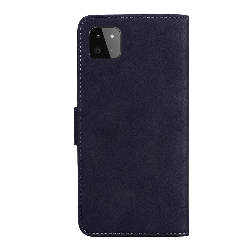 EIDERWOOD Samsung Galaxy A22 (5G) Kunstlæder Flip Cover m. Kortholder & Ståfunktion - Sort
