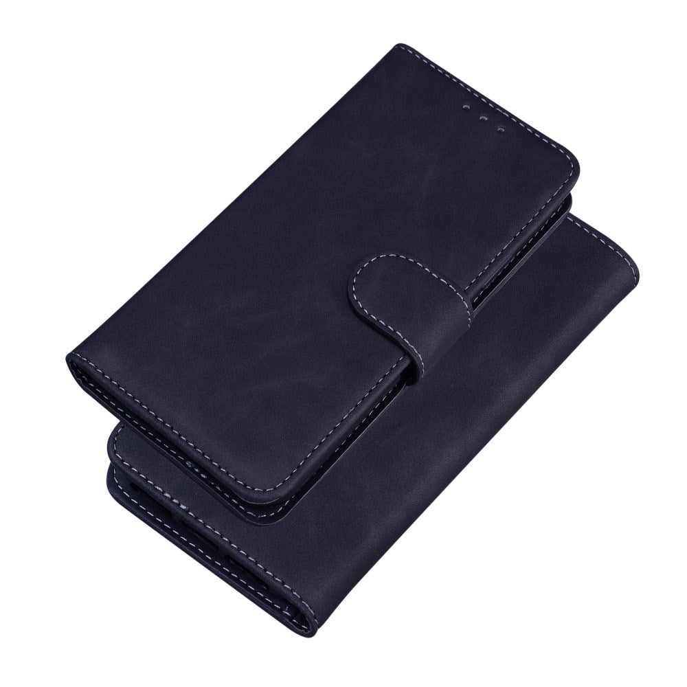 EIDERWOOD Samsung Galaxy A22 (5G) Kunstlæder Flip Cover m. Kortholder & Ståfunktion - Sort