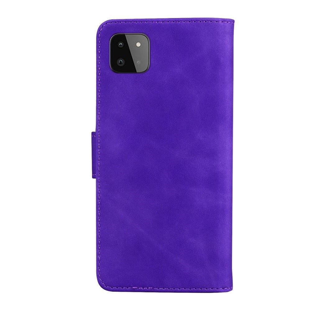EIDERWOOD Samsung Galaxy A22 (5G) Kunstlæder Flip Cover m. Kortholder & Ståfunktion - Lilla