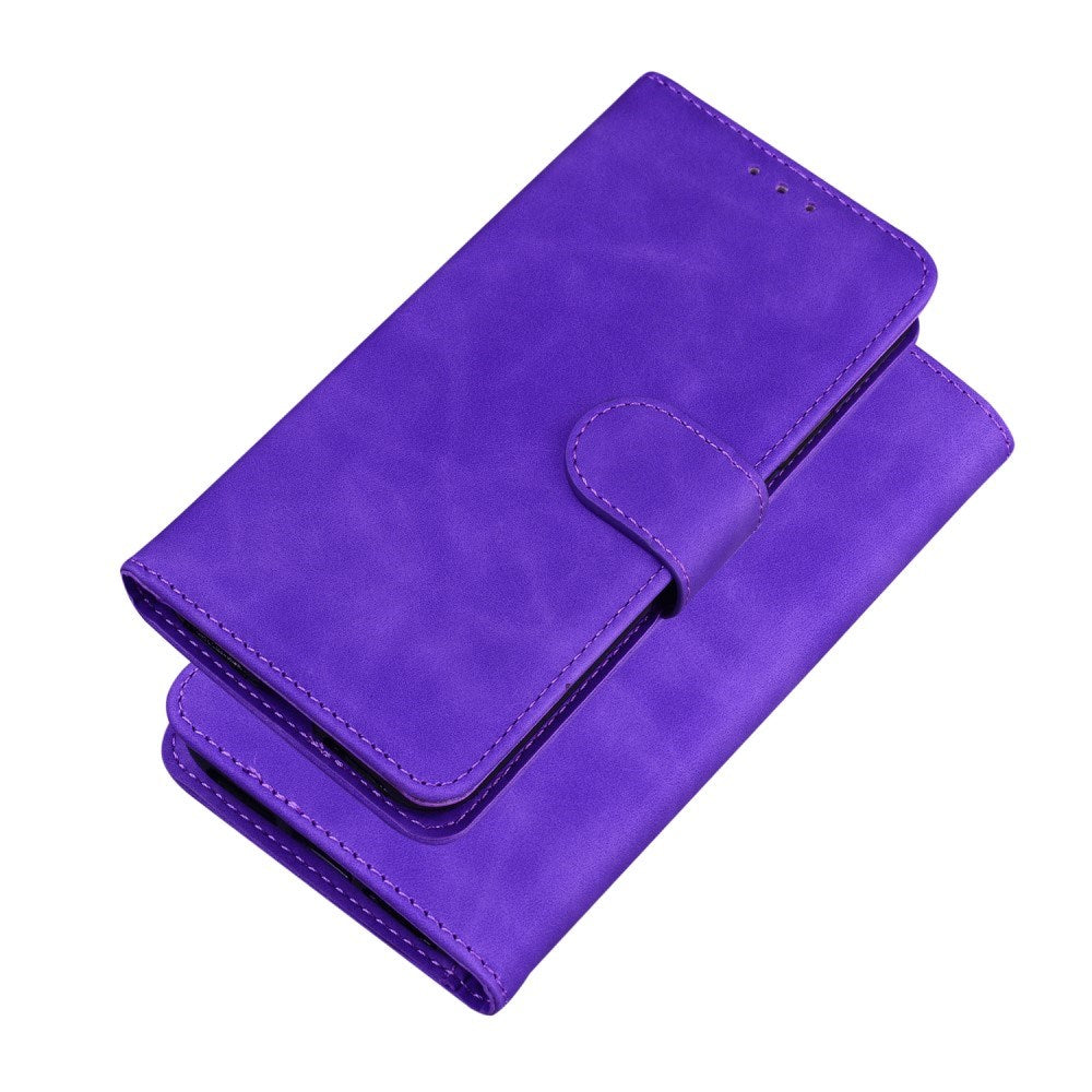 EIDERWOOD Samsung Galaxy A22 (5G) Kunstlæder Flip Cover m. Kortholder & Ståfunktion - Lilla