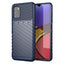 Samsung Galaxy A03s Thunder Series Twill Plastik Cover - Blå
