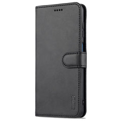 EIDERWOOD Samsung Galaxy A12 Kunstlæder Flip Cover m. Kortholder & Ståfunktion - Sort