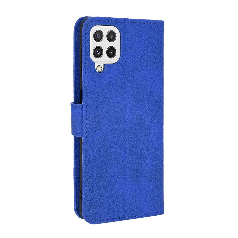 EIDERWOOD Samsung Galaxy A22 (4G) Kunstlæder Flip Cover m. Kortholder & Ståfunktion - Blå